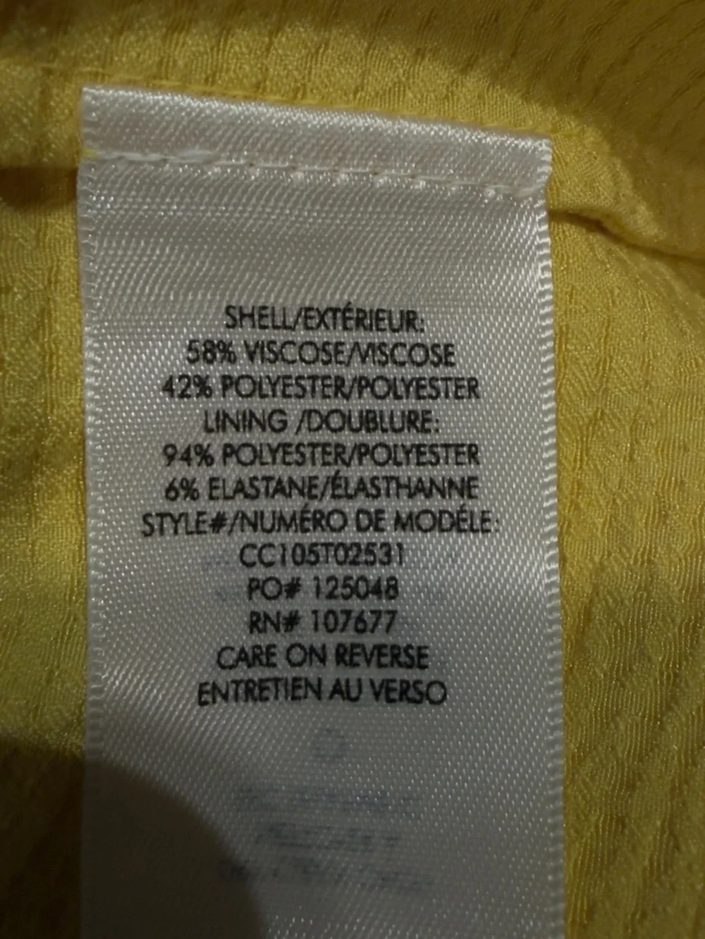 Alice + Olivia Cynthia Dress Size 10 Yellow Textured Midi Dress Worn Once - Picture 7 of 7